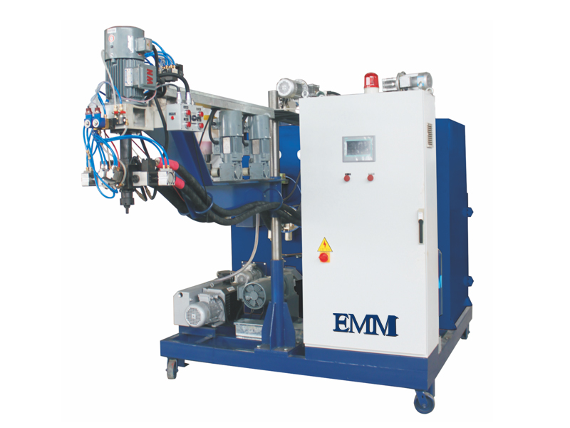 Máquina de fundición elastómera EMM106 pu para rodas de poliuretano