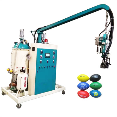 Máquina de pulverización de poliuretano con cabezal de mestura importado para a liña de produción de armarios de desinfección