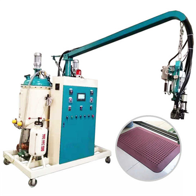 Máquina de fabricación de alfombras de absorción de golpes resistentes de vía de carril de elastómero de PU ao mellor prezo/máquina de vertido de poliuretano
