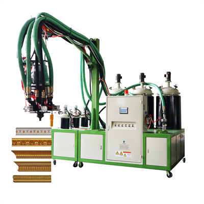 Máquina de inxección de escuma de PU con cabezal de mestura importado para a liña de produción de alfombras de coche